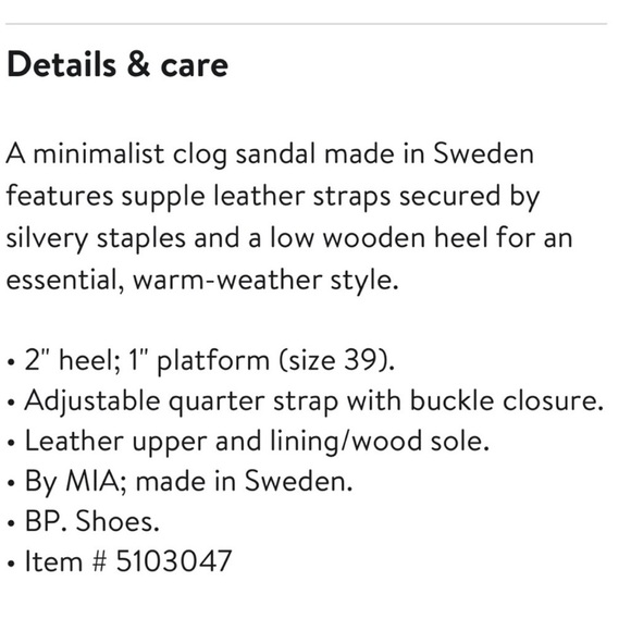 ❤️🔥Mia - Anja Swedish Clogs in Natural Leather - Size EU40 / US 9.5 - Picture 11 of 11